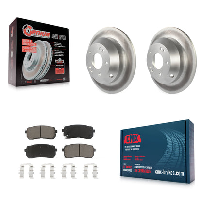 [Arrière] Kit de disque (revêtu) et plaquette (céramique) de frein pour 2015-2021 Kia Sedona KGC-101823