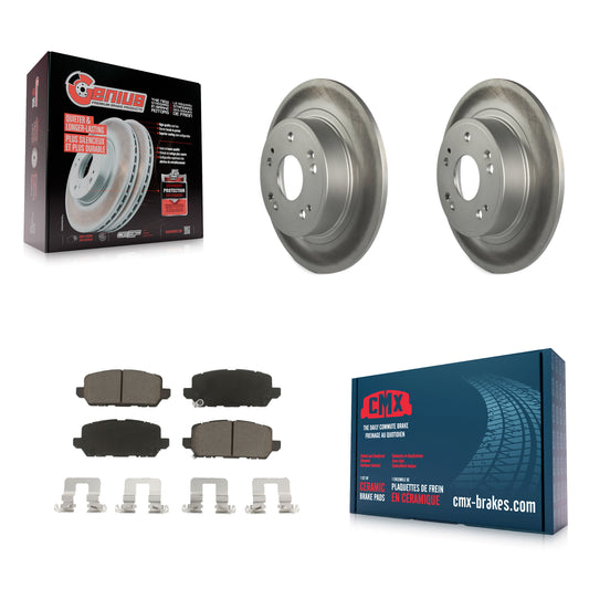 [Arrière] Kit de disque (revêtu) et plaquette (céramique) de frein pour 2016-2022 Honda HR-V KGC-101837