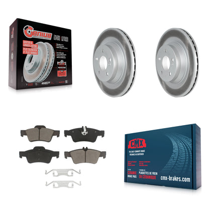 [Arrière] Kit de disque (revêtu) et plaquette (céramique) de frein pour Mercedes-Benz CLS550 E550 KGC-101843
