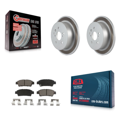 [Arrière] Kit de disque (revêtu) et plaquette (céramique) de frein pour 2004-2010 Toyota Sienna KGC-101866