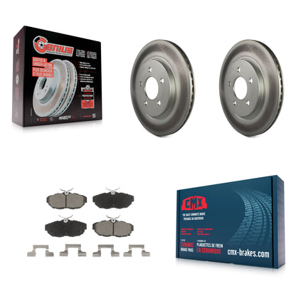 [Arrière] Kit de disque (revêtu) et plaquette (céramique) de frein pour Ford Mustang KGC-101872