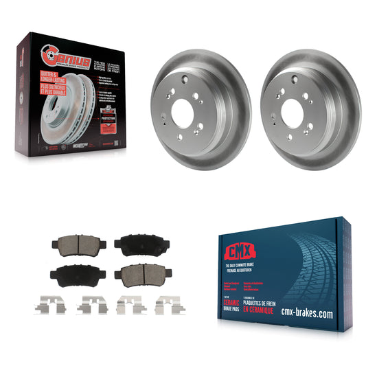 [Arrière] Kit de disque (revêtu) et plaquette (céramique) de frein pour 2005-2010 Honda Odyssey KGC-101873
