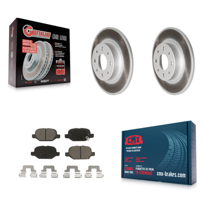 [Arrière] Kit de disque (revêtu) et plaquette (céramique) de frein pour Fiat 500 KGC-101881