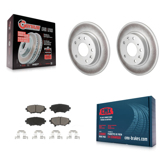[Arrière] Kit de disque (revêtu) et plaquette (céramique) de frein pour Mazda 3 Sport KGC-101883