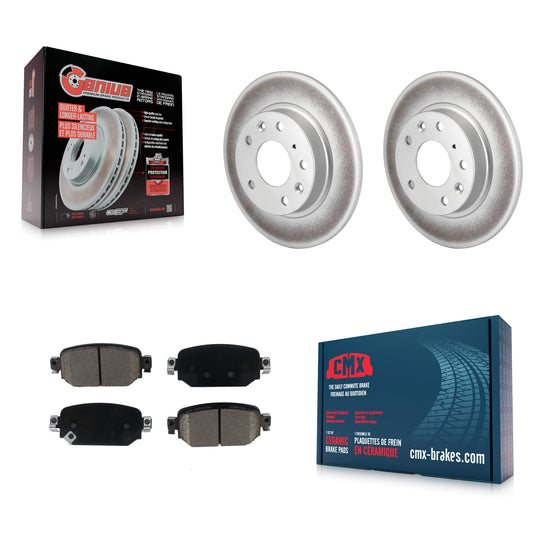 [Arrière] Kit de disque (revêtu) et plaquette (céramique) de frein pour Mazda 3 CX-3 Sport KGC-101885