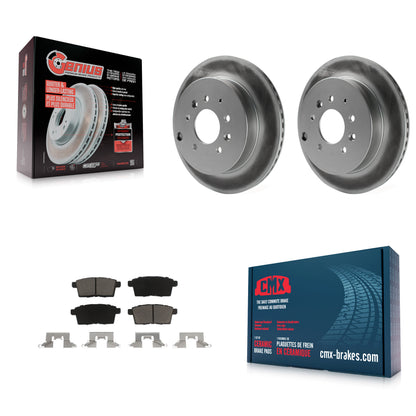 [Arrière] Kit de disque (revêtu) et plaquette (céramique) de frein pour Ford Edge Mazda CX-7 Lincoln MKX KGC-101886