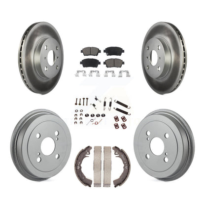 [Avant + Arrière] Kit de disque (revêtu) et plaquette (céramique) de frein pour 2001-2005 Toyota Echo KGC-101900