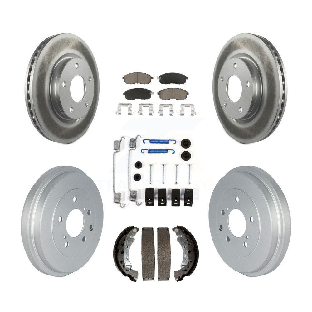[Avant + Arrière] Kit de disque (revêtu) et plaquette (céramique) de frein pour Nissan Sentra KGC-101903