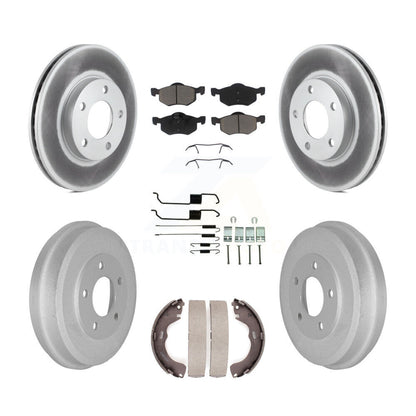 [Avant + Arrière] Kit de disque (revêtu) et plaquette (céramique) de frein pour Ford Escape Mazda Tribute Mercury Mariner KGC-101919