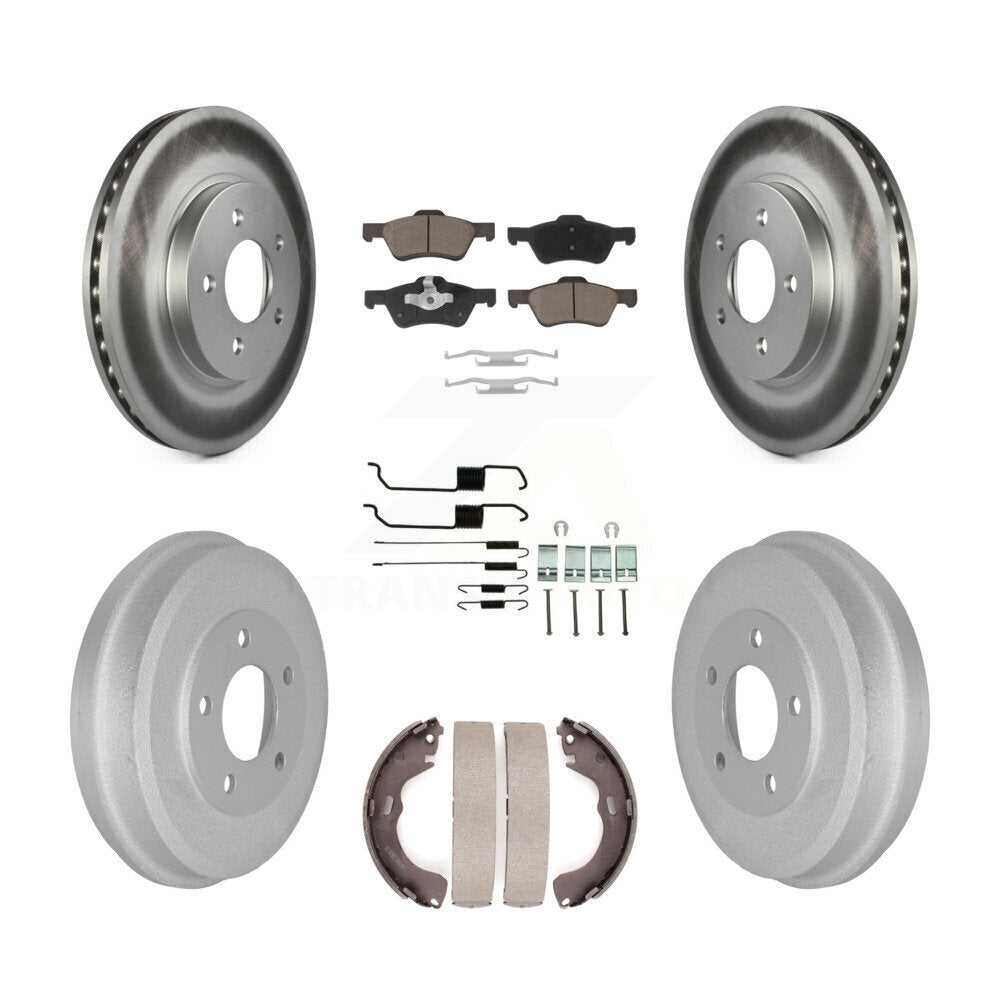 [Avant + Arrière] Kit de disque (revêtu) et plaquette (céramique) de frein pour Ford Escape Mercury Mariner KGC-101920