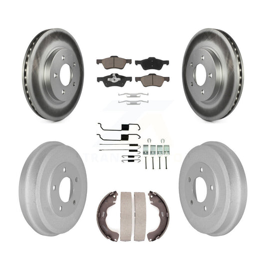 [Avant + Arrière] Kit de disque (revêtu) et plaquette (céramique) de frein pour Ford Escape Mercury Mariner KGC-101920