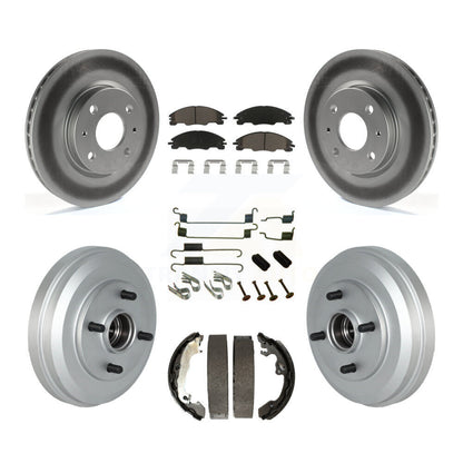 [Avant + Arrière] Kit de disque (revêtu) et plaquette (céramique) de frein pour 2009-2011 Ford Focus KGC-101921