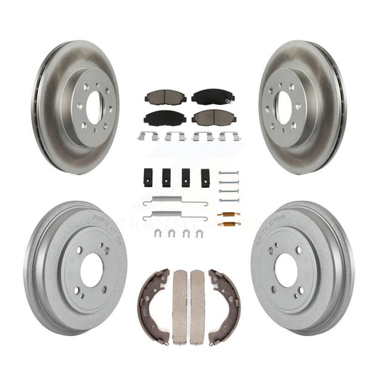 [Avant + Arrière] Kit de disque (revêtu) et plaquette (céramique) de frein pour Honda Insight KGC-101943