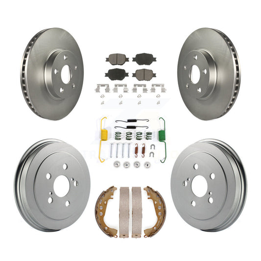 [Avant + Arrière] Kit de disque (revêtu) et plaquette (céramique) de frein pour Toyota Celica KGC-101945