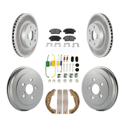 [Avant + Arrière] Kit de disque (revêtu) et plaquette (céramique) de frein pour 2008 Toyota Prius KGC-101951