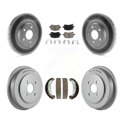 [Avant + Arrière] Kit de disque (revêtu) et plaquette (céramique) de frein pour 2006 Pontiac Pursuit avec Brakes KGC-101960