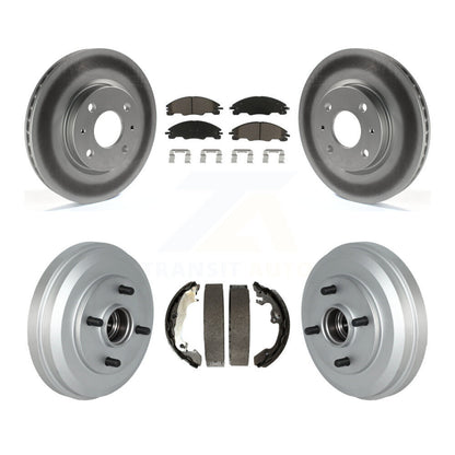 [Avant + Arrière] Kit de disque (revêtu) et plaquette (céramique) de frein pour 2009-2011 Ford Focus KGC-101973