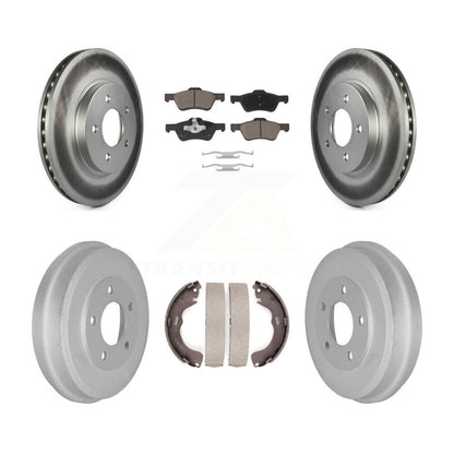 [Avant + Arrière] Kit de disque (revêtu) et plaquette (céramique) de frein pour Ford Escape Mercury Mariner Mazda Tribute KGC-101974