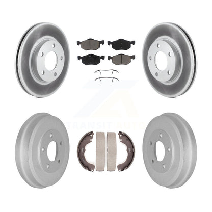 [Avant + Arrière] Kit de disque (revêtu) et plaquette (céramique) de frein pour Ford Escape Mazda Tribute Mercury Mariner KGC-101975