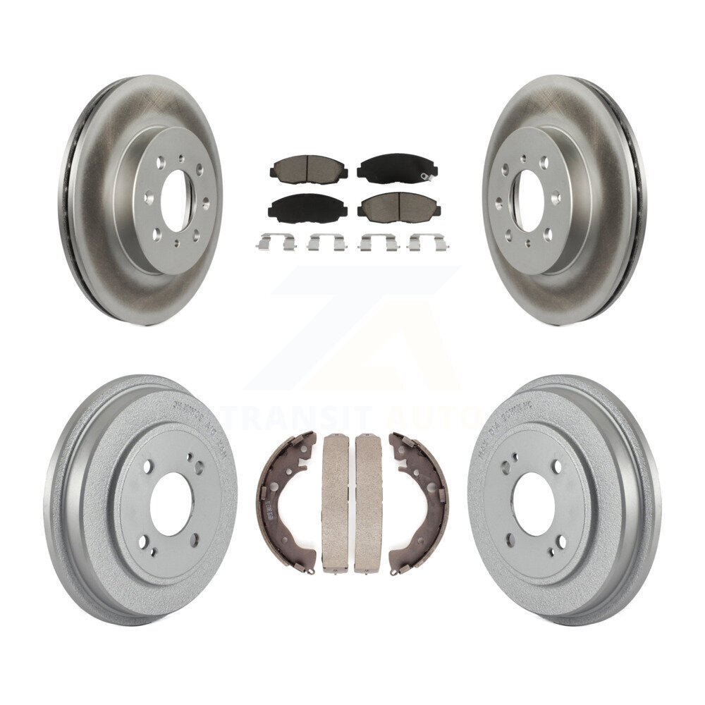 [Avant + Arrière] Kit de disque (revêtu) et plaquette (céramique) de frein pour Honda Insight KGC-101981