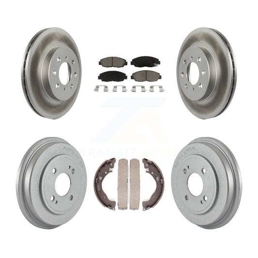 [Avant + Arrière] Kit de disque (revêtu) et plaquette (céramique) de frein pour Honda Insight KGC-101981