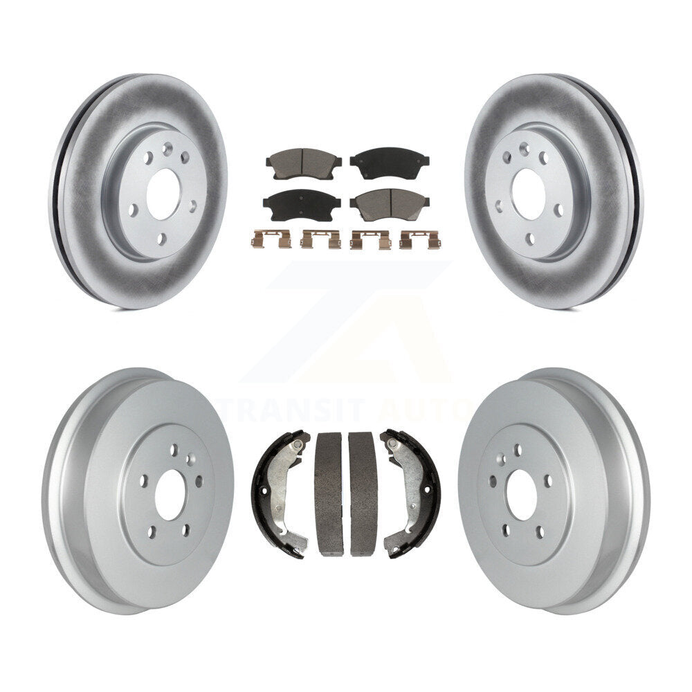 [Avant + Arrière] Kit de disque (revêtu) et plaquette (céramique) de frein pour Chevrolet Cruze Limited KGC-101992