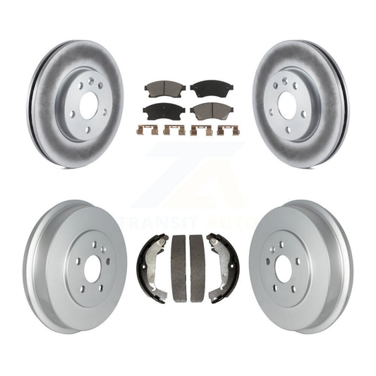 [Avant + Arrière] Kit de disque (revêtu) et plaquette (céramique) de frein pour Chevrolet Cruze Limited KGC-101992