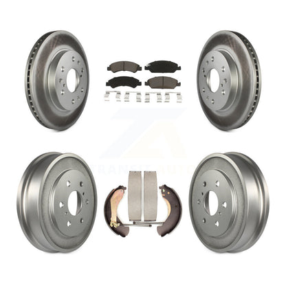 [Avant + Arrière] Kit de disque (revêtu) et plaquette (céramique) de frein pour Chevrolet Silverado 1500 GMC Sierra Classic KGC-101999