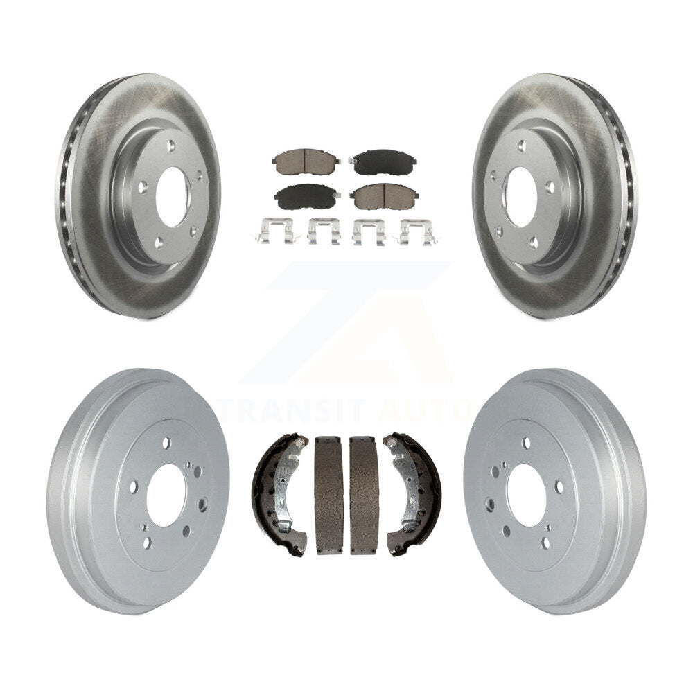 [Avant + Arrière] Kit de disque (revêtu) et plaquette (céramique) de frein pour Nissan Sentra KGC-102002