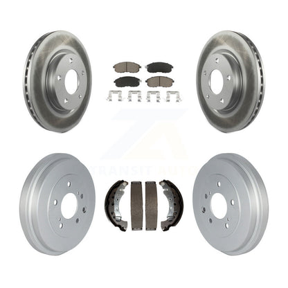 [Avant + Arrière] Kit de disque (revêtu) et plaquette (céramique) de frein pour Nissan Sentra KGC-102002