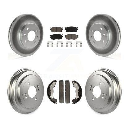 [Avant + Arrière] Kit de disque (revêtu) et plaquette (céramique) de frein pour Hyundai Accent Kia Rio Rio5 KGC-102008