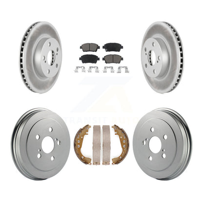 [Avant + Arrière] Kit de disque (revêtu) et plaquette (céramique) de frein pour 2004-2008 Toyota Prius KGC-102014