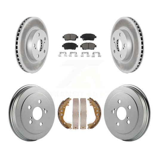 [Avant + Arrière] Kit de disque (revêtu) et plaquette (céramique) de frein pour 2004-2008 Toyota Prius KGC-102014