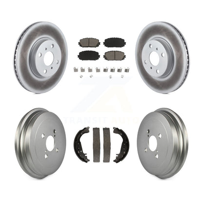 [Avant + Arrière] Kit de disque (revêtu) et plaquette (céramique) de frein pour 2012-2013 Toyota Yaris SE KGC-102021