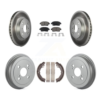 [Avant + Arrière] Kit de disque (revêtu) et plaquette (céramique) de frein pour 2001-2005 Toyota Echo KGC-102022