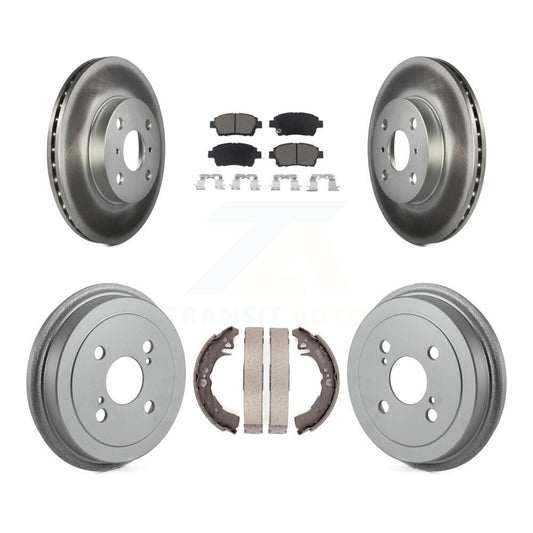 [Avant + Arrière] Kit de disque (revêtu) et plaquette (céramique) de frein pour 2001-2005 Toyota Echo KGC-102022