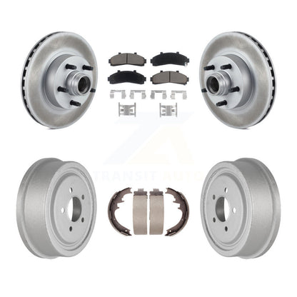 [Avant + Arrière] Kit de disque (revêtu) et plaquette (céramique) de frein pour Ford Ranger avec 10" Diameter KGC-102052