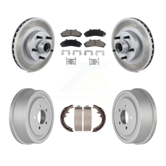 [Avant + Arrière] Kit de disque (revêtu) et plaquette (céramique) de frein pour Ford Ranger avec 10" Diameter KGC-102052