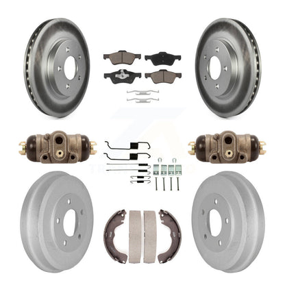 [Avant + Arrière] Kit de disque (revêtu) et plaquette (céramique) de frein pour Ford Escape Mercury Mariner KGC-102072