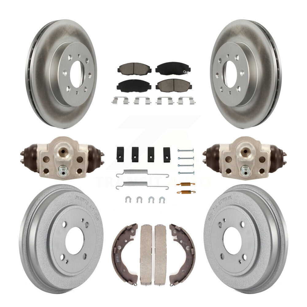 [Avant + Arrière] Kit de disque (revêtu) et plaquette (céramique) de frein pour Honda Insight KGC-102088