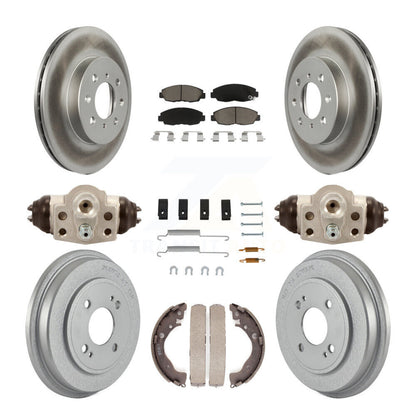 [Avant + Arrière] Kit de disque (revêtu) et plaquette (céramique) de frein pour Honda Insight KGC-102088