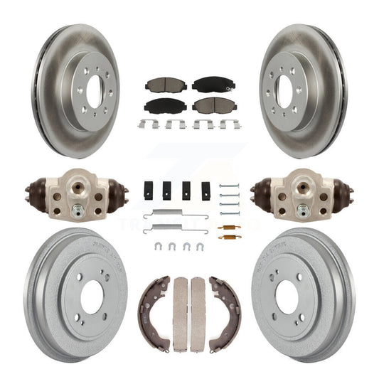 [Avant + Arrière] Kit de disque (revêtu) et plaquette (céramique) de frein pour Honda Insight KGC-102088