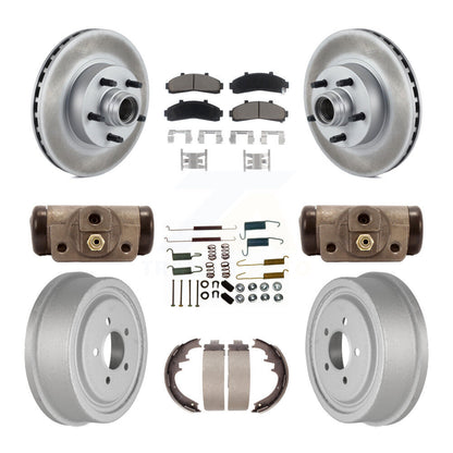 [Avant + Arrière] Kit de disque (revêtu) et plaquette (céramique) de frein pour Ford Ranger avec 10" Diameter KGC-102121