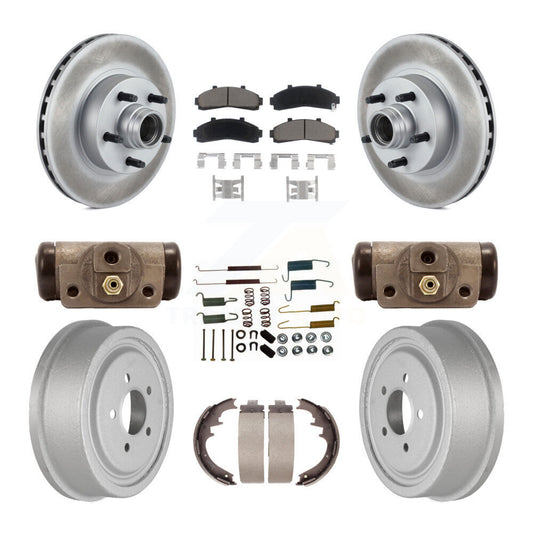 [Avant + Arrière] Kit de disque (revêtu) et plaquette (céramique) de frein pour Ford Ranger avec 10" Diameter KGC-102121