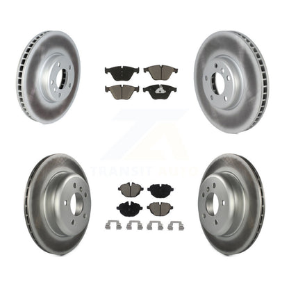 [Avant + Arrière] Kit de disque (revêtu) et plaquette (céramique) de frein pour 2011-2013 BMW 535i avec 330mm Diameter Rotor KGC-102122