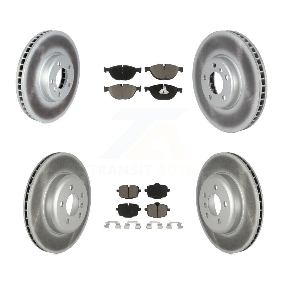 [Avant + Arrière] Kit de disque (revêtu) et plaquette (céramique) de frein pour BMW 550i xDrive 650i Gran Coupe KGC-102125