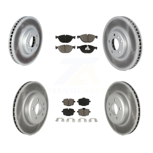 [Avant + Arrière] Kit de disque (revêtu) et plaquette (céramique) de frein pour BMW 550i xDrive 650i Gran Coupe KGC-102125