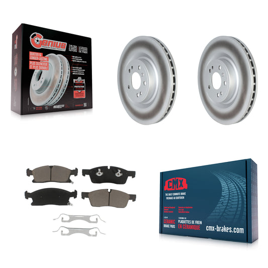 [Avant] Kit de disque (revêtu) et plaquette (céramique) de frein pour Mercedes-Benz ML350 GLE350 ML400 GLE400 ML250 GLE300d KGC-102128