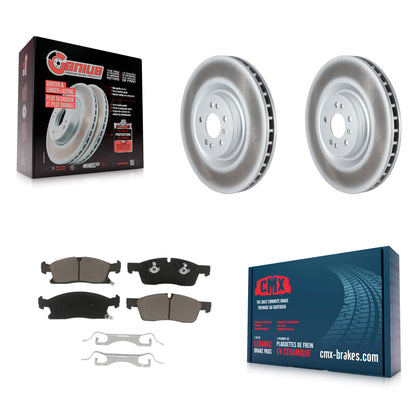 [Avant] Kit de disque (revêtu) et plaquette (céramique) de frein pour Mercedes-Benz ML350 GLS450 GL450 GL350 ML400 ML250 KGC-102129