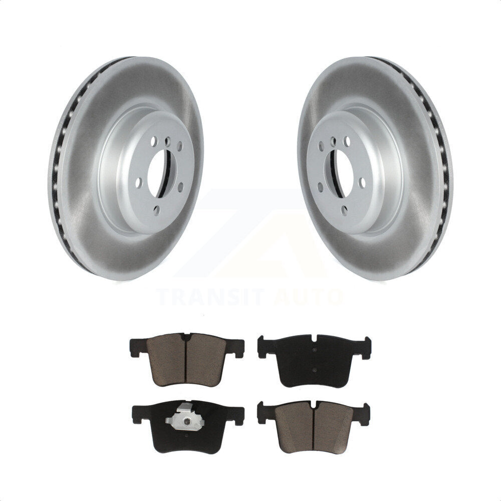 [Avant] Kit de disque (revêtu) et plaquette (céramique) de frein pour 2018-2019 BMW 330i GT xDrive avec 370mm Diameter Rotor KGC-102136 par Transit Auto